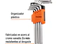 Juego de 7 llaves torx largas Truper 15553, organizador abatible  - Miniatura 2 | aztools.co