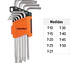 Juego de 9 llaves torx largas Truper 13647, organizador abatible  - Miniatura 3 | aztools.co