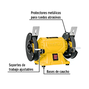 Esmeril de banco Pretul 28237 de 6