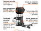Router, Rebajadora, compacto Truper 102315 710W, 3/4 HP, Industrial - Miniatura 2 | aztools.co
