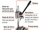 Soporte Vertical para Taladro Truper 102272, 3/8