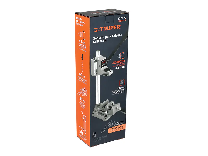 Soporte Vertical para Taladro Truper 102272, 3/8