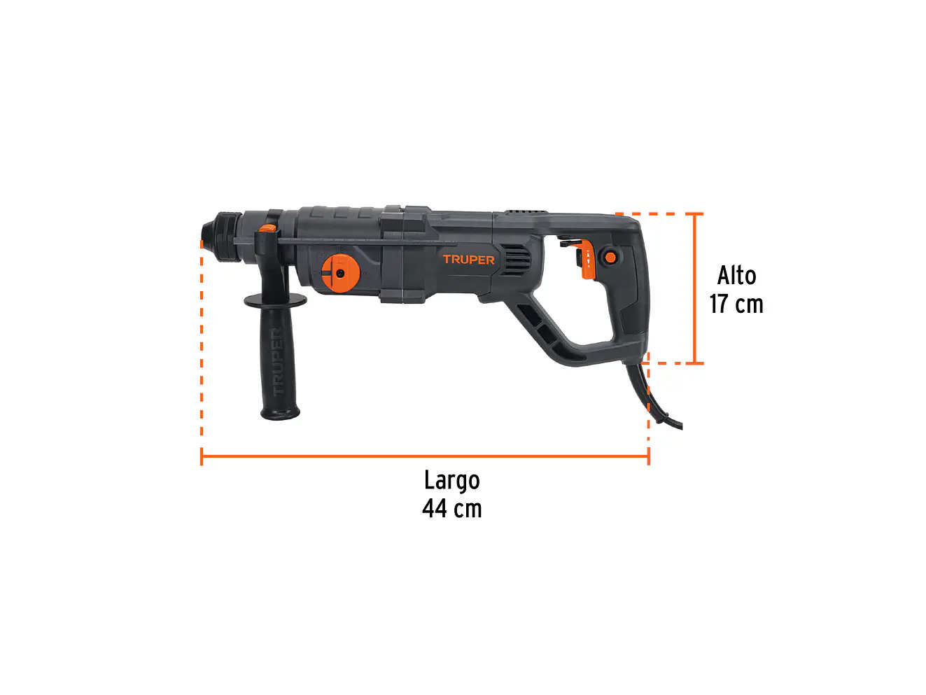Taladro Percutor SDS Plus Industrial Truper 102873, 3.5 J, 800W - Foto 4 | aztools.co