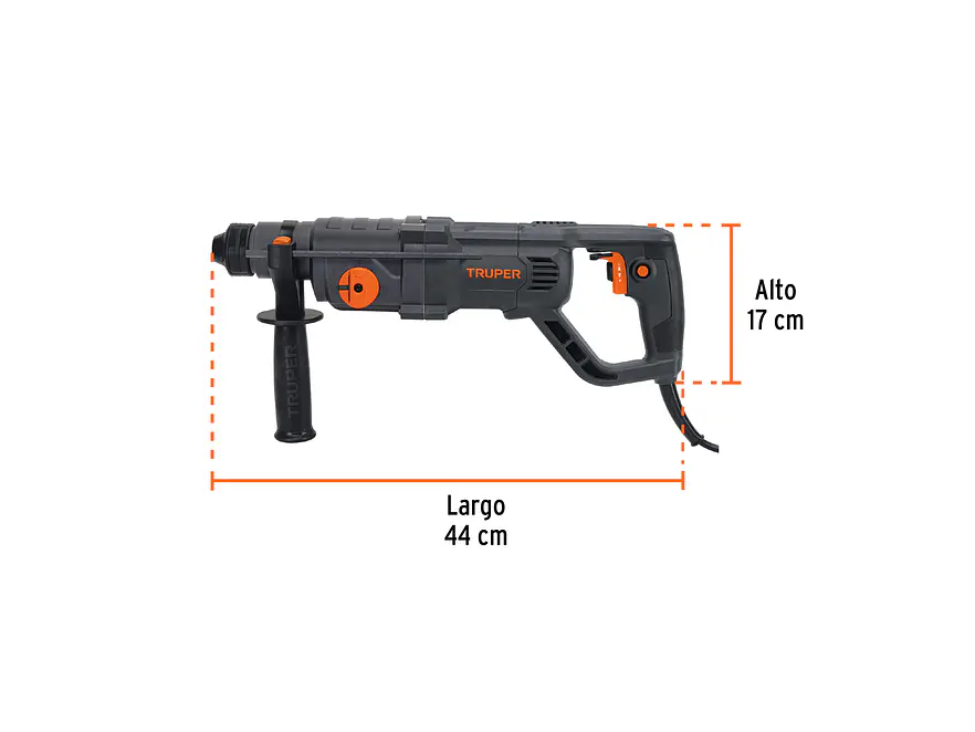 Taladro Percutor SDS Plus Industrial Truper 102873, 3.5 J, 800W - Foto 3 | aztools.co