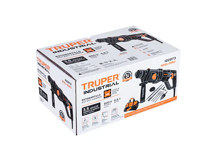 Taladro Percutor SDS Plus Industrial Truper 102873, 3.5 J, 800W - Foto 4 | aztools.co