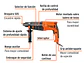Taladro Percutor SDS Plus Truper 103066, 3.2 J, 800W - Miniatura 2 | aztools.co