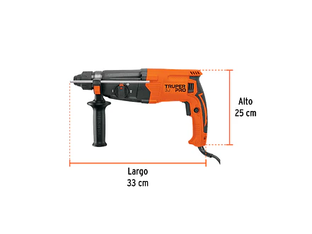 Taladro Percutor SDS Plus Truper 103066, 3.2 J, 800W - Foto 3 | aztools.co