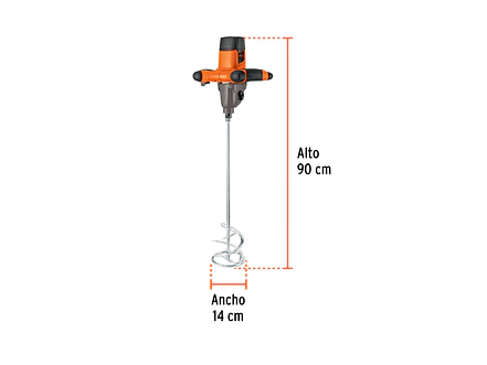Mezcladora Eléctrica Truper 103662, de 1400W - Foto 3 | aztools.co