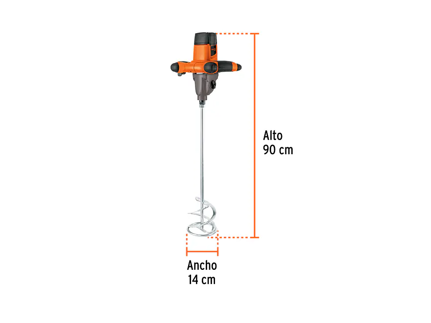 Mezcladora Eléctrica Truper 103662, de 1400W - Foto 3 | aztools.co
