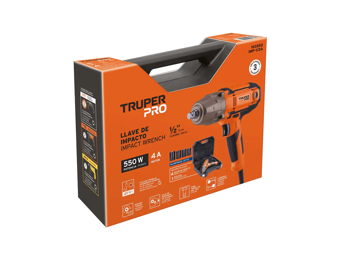 Llave de Impacto Truper 103552, 1/2
