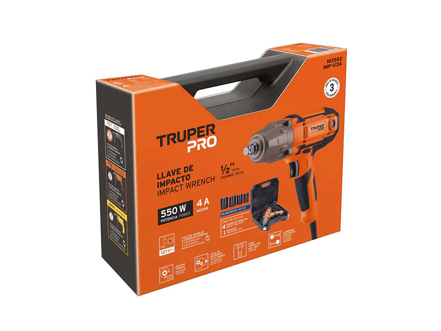 Llave de Impacto Truper 103552, 1/2