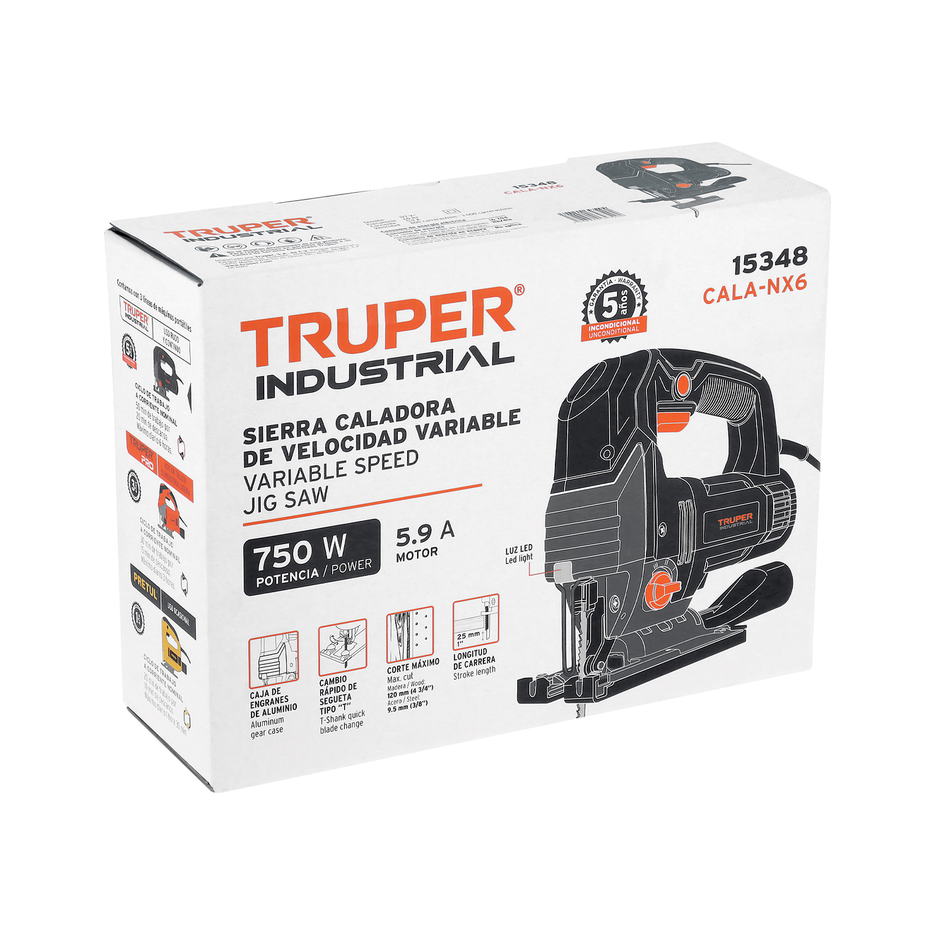 Sierra Caladora Industrial Truper 15348, de 750W 4