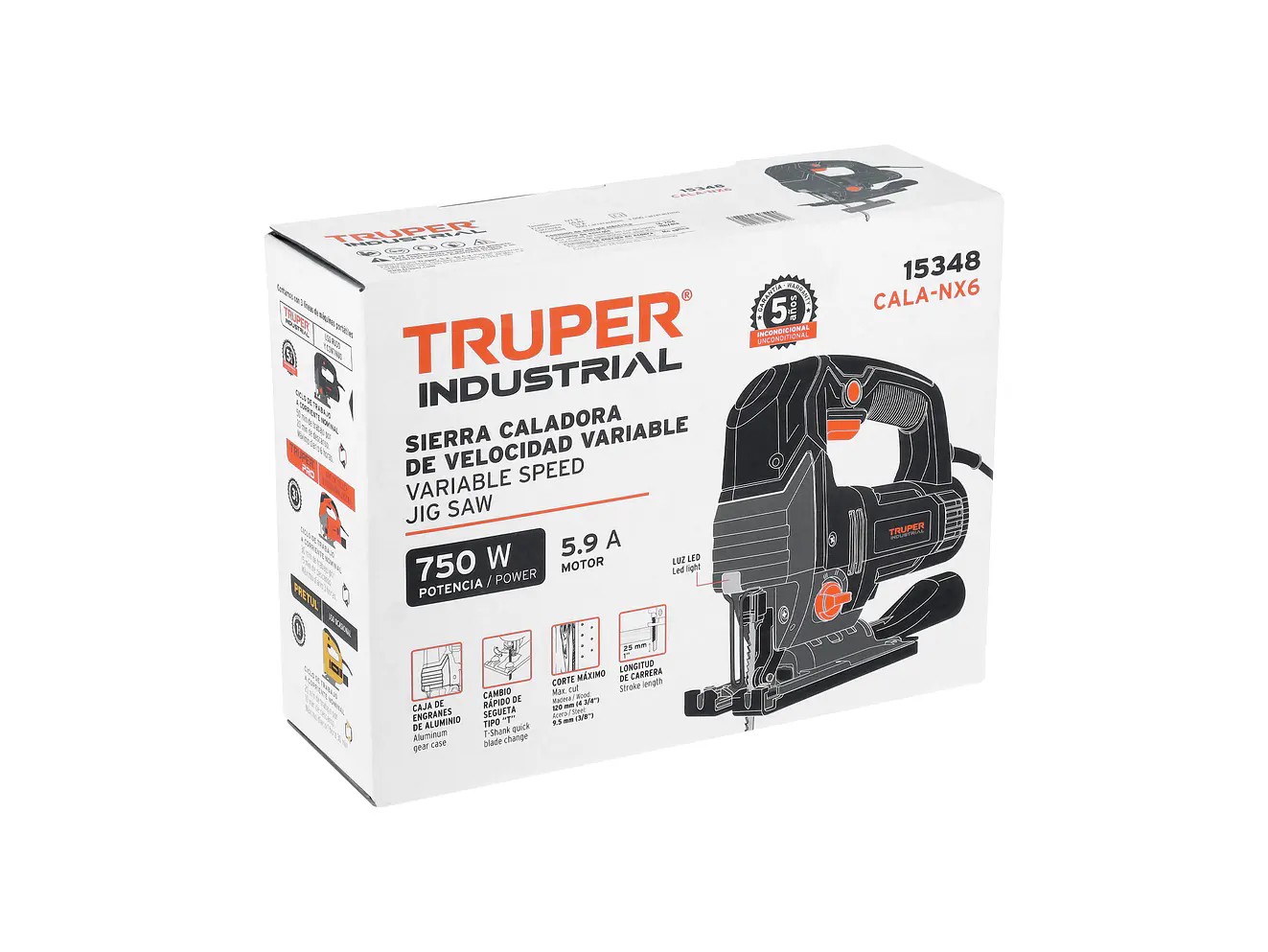 Sierra Caladora Industrial Truper 15348, de 750W - Foto 4 | aztools.co