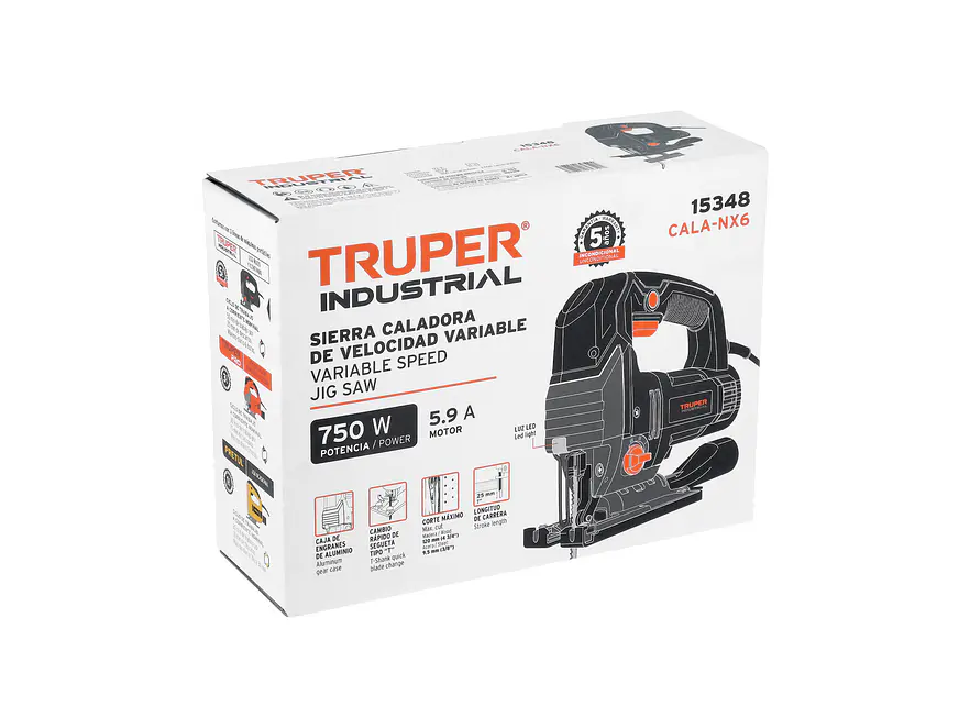 Sierra Caladora Industrial Truper 15348, de 750W - Foto 4 | aztools.co