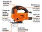 Sierra Caladora Truper 15423, de 750W - Miniatura 2 | aztools.co