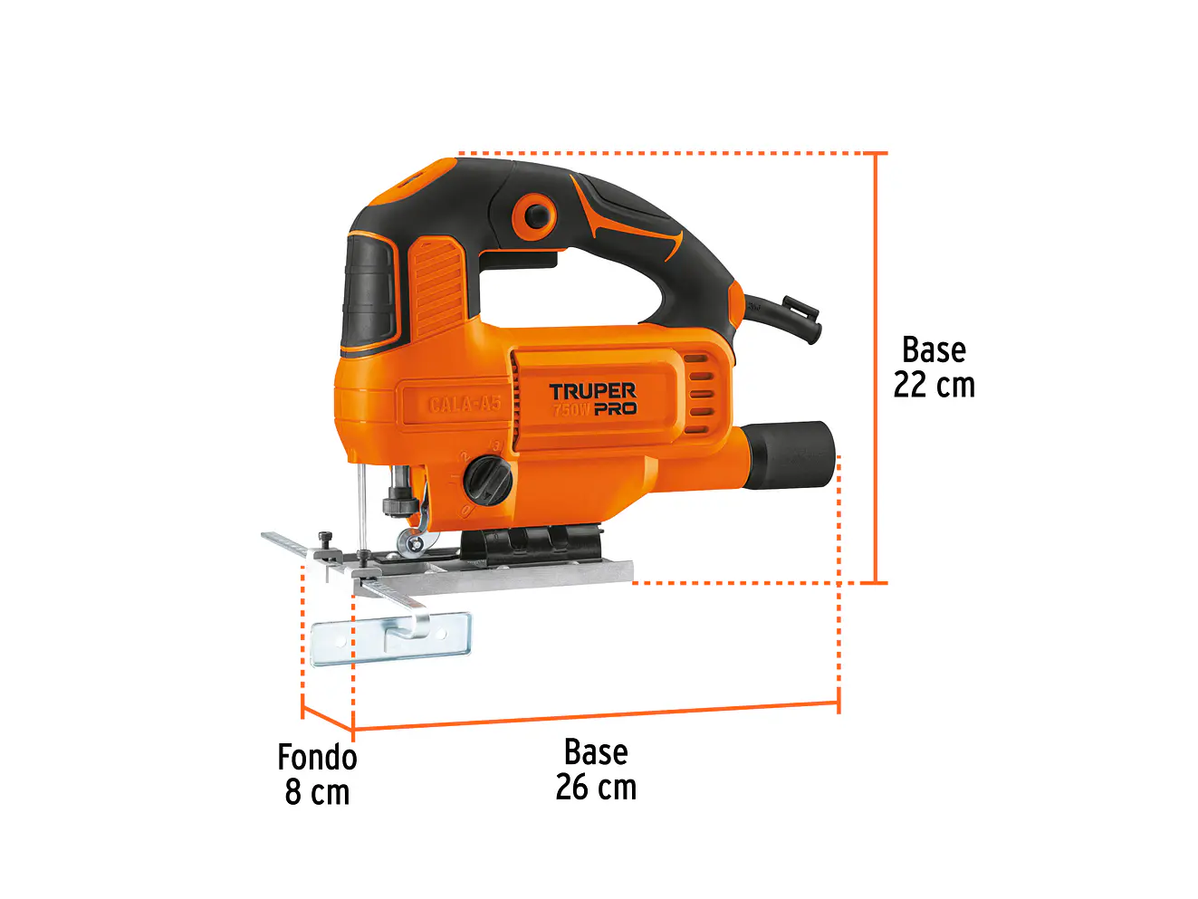 Sierra Caladora Truper 15423, de 750W - Foto 3 | aztools.co