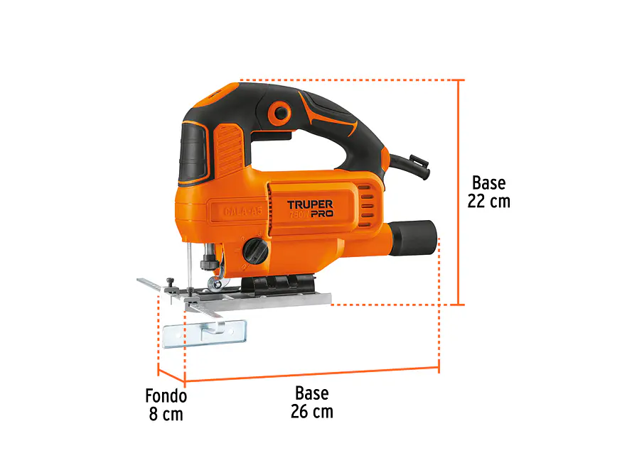 Sierra Caladora Truper 15423, de 750W - Foto 3 | aztools.co