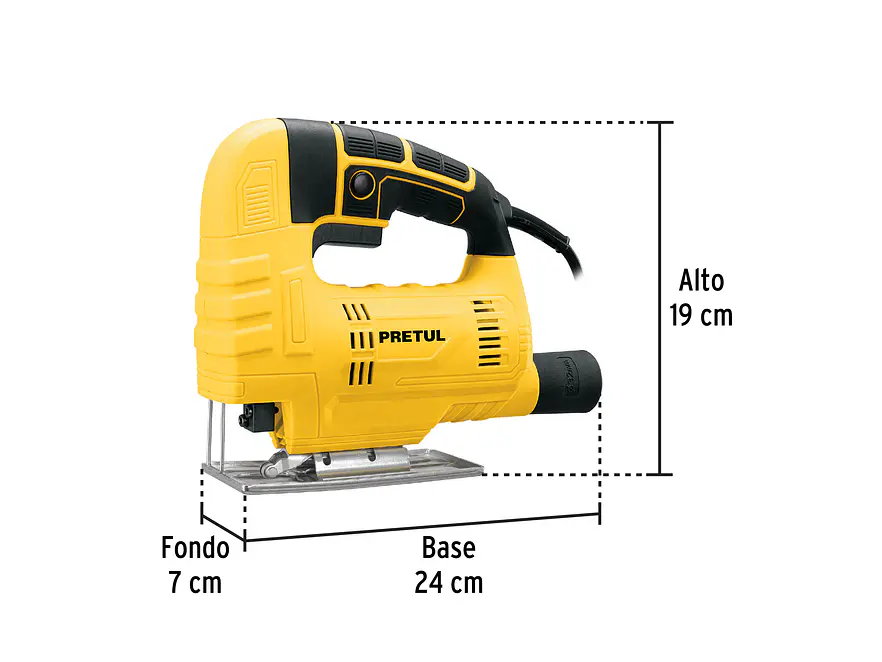 Sierra Caladora Pretul 29003, de 400W - Foto 3 | aztools.co