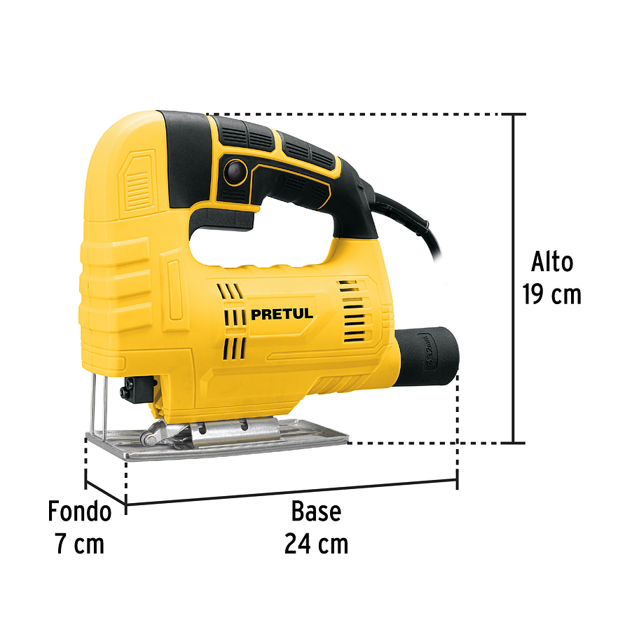 Sierra Caladora Pretul 29003, de 400W 3