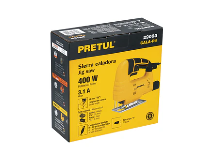 Sierra Caladora Pretul 29003, de 400W - Foto 4 | aztools.co