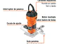 Routeadora compacto 600W Truper 102379, 3/4 HP,  - Miniatura 2 | aztools.co