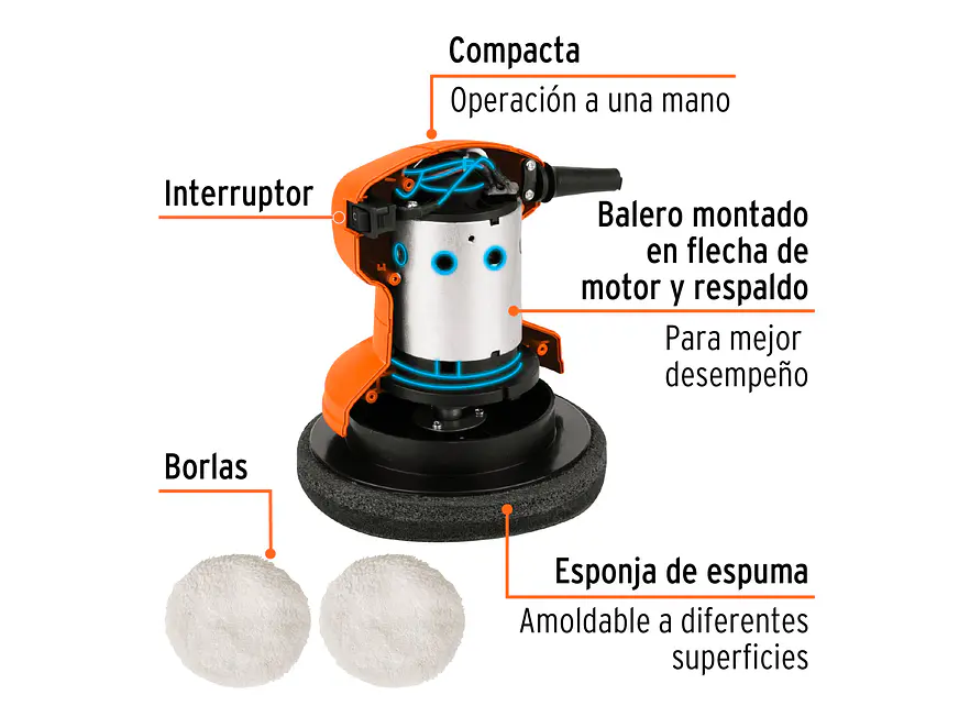 Polichadora Compacta Truper 102633, 6