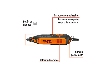 Moto tool Truper 103580, 135W con 97 accesorios,  - Foto 2 | aztools.co