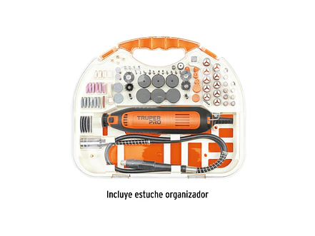 Moto tool Truper 103581 135W, velocidad variable, 211 accesorios - Foto 5 | aztools.co