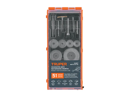 Juego de 51 Piezas Truper 103817, para Moto Tool - Foto 2 | aztools.co