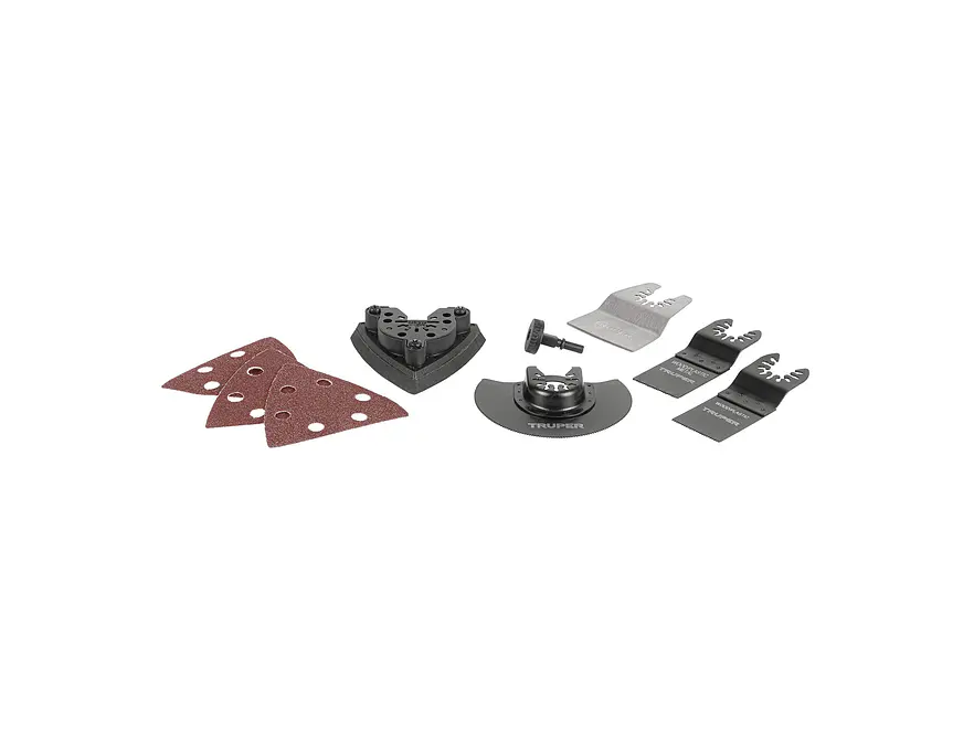 Kit de 8 Accesorios para Multiherramienta Truper 103440, Compatible con MULH-35A - Foto 1 | aztools.co