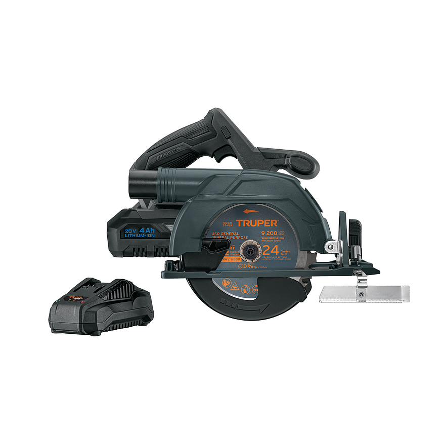 Sierra Circular Inalámbrica Truper 102480, 6-1/2