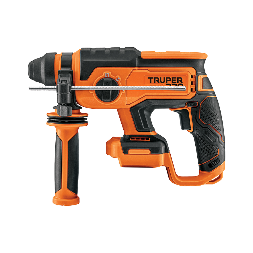 Taladro Rotomartillo Percutor Truper 103264, SDS Plus Inalámbrico 20V 2 J Motor Brushless, Sin Accesorios 1