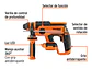 Taladro Rotomartillo Percutor Truper 103264, SDS Plus Inalámbrico 20V 2 J Motor Brushless, Sin Accesorios - Miniatura 2 | aztools.co