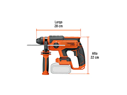 Taladro Rotomartillo Percutor Truper 103264, SDS Plus Inalámbrico 20V 2 J Motor Brushless, Sin Accesorios - Foto 3 | aztools.co