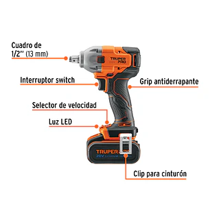 Llave de Impacto Truper 103251, 1/2