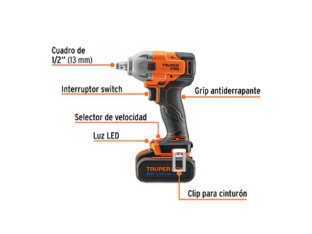 Llave de Impacto Truper 103251, 1/2