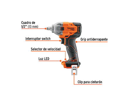 Llave de impacto Truper 103252, 1/2