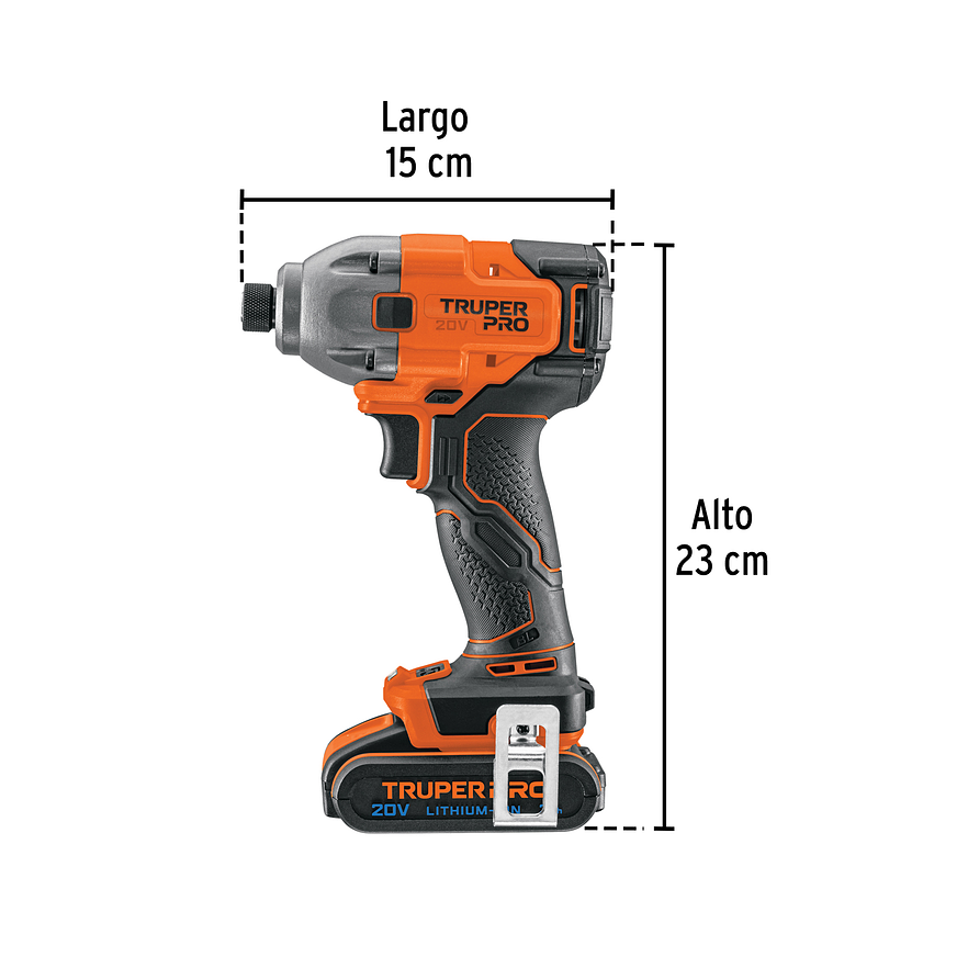 Destornillador de Impacto Truper 103253, 1/4