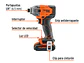 Combo rotomartillo destornillador impacto Truper 103392, 20V,  - Miniatura 2 | aztools.co