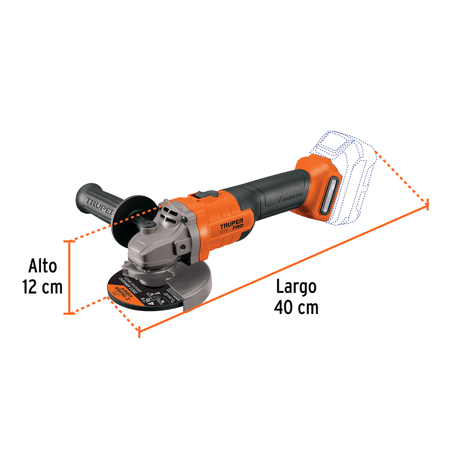 Pulidora Truper 103255, 4-1/2