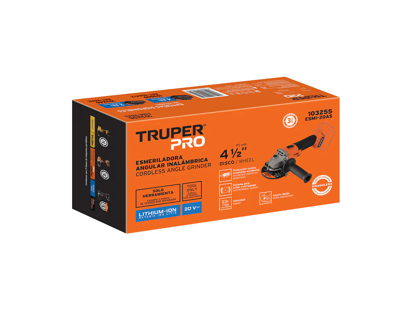 Pulidora Truper 103255, 4-1/2