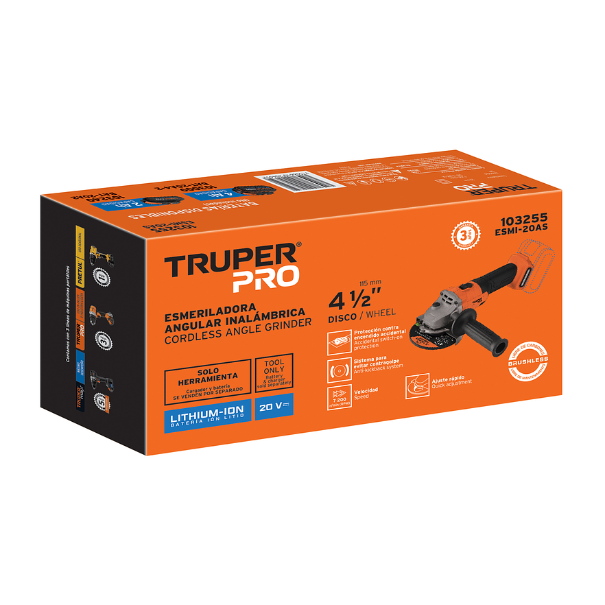 Pulidora Truper 103255, 4-1/2