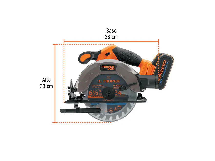 Sierra Circular Truper 103256, 6-1/2