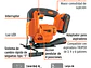 Sierra caladora inalambrica Truper 102859, 20V, 1 batería 2Ah, profesional - Miniatura 2 | aztools.co