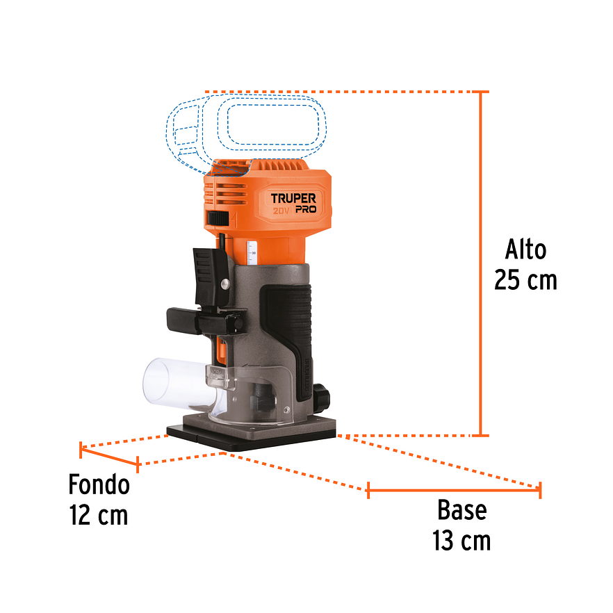 Ruteadora Truper 103262, 1/4