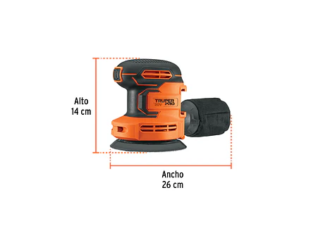 Lijadora Roto-Orbital Truper 103261, 5