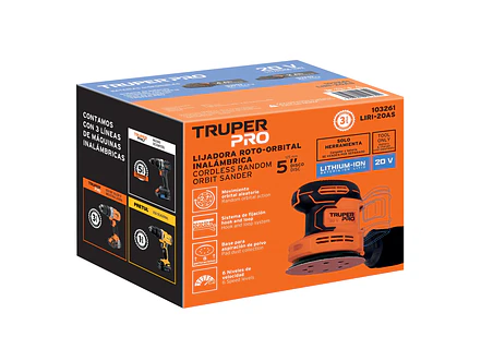 Lijadora Roto-Orbital Truper 103261, 5