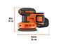 Lijadora roto-orbital Truper 102863, 5