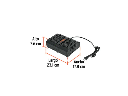 Cargador dual de baterías de ion litio Truper 103241, 20V,  - Foto 3 | aztools.co