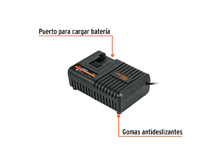 Cargador rápido de baterías de ion litio Truper 103242, 20V - Foto 2 | aztools.co